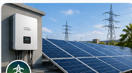 Utility scale and on-grid solar plant